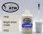 Preview: Jeep, Bright Silver (matt), WS2: 20ml Lackstift, von ATW Autoteile West.